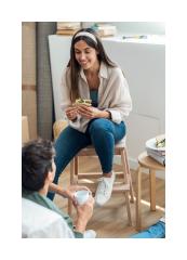 Couple renovating a kitchen